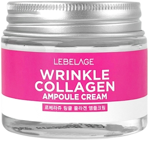 Lebelage~Омолаживающий ампульный крем с коллагеном~Ampule Cream Wrinkle Collagen