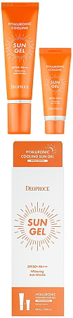 Deoproce~Солнцезащитный набор с гиалуроновой кислотой~Hyaluronic Cooling Sun Gel Set Spf 50+ Pa+++